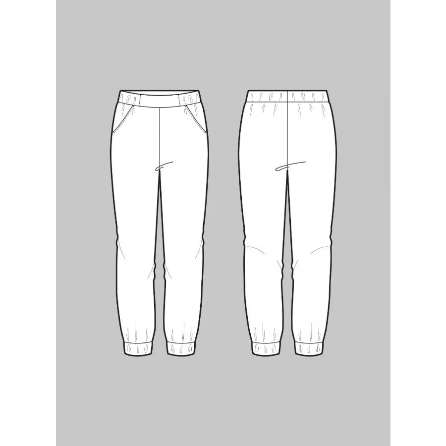 Almost Long Trousers - Sewing Patterns | The Assembly Line