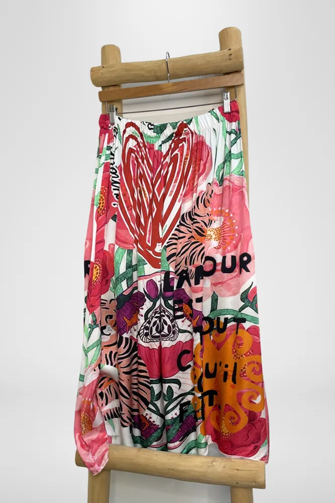 Amour Rose Maxi Skirt By Miss Goodlife