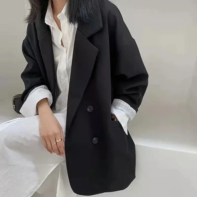 Blazer oversize coréen élégant