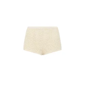 Crochet Micro Booty Short - Sand Sparkle