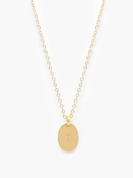 Dainty Oval Necklace