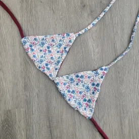 Ditzy Floral Triangle Top Sample