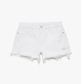 Frame - Le Grand Garcon Short in Blanc Shred