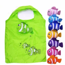 Hot New 7 Colors Tropical Fish Foldable Eco Reusable Shopping Bags 38cm x58cm