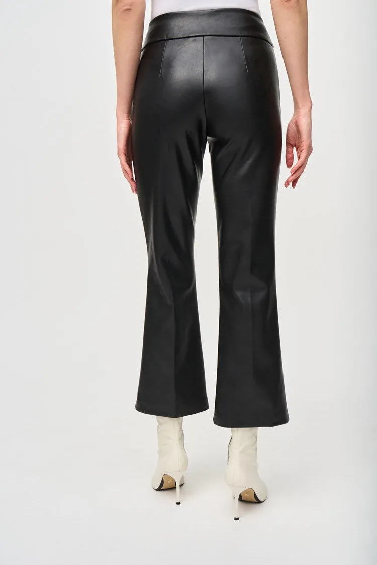 Leatherette Flared Pull-On Pants
243260