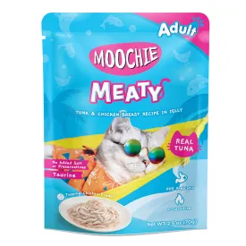 Moochie Cat Meaty Tuna & Chicken Breast Recipe in Jelly 70g