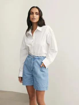 Nobody Denim Sophie Drawcord Short in Saunter