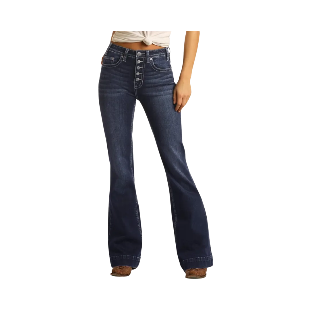 Panhandle Slim High Rise Extra Stretch Button Fly Trouser Jeans