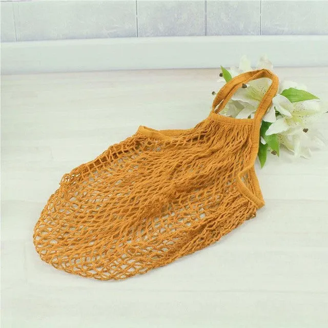 Reusable Grocery Beach Bags Shopping Bag Women Designer Handbag Tote Foldable Shopping Mesh Bag