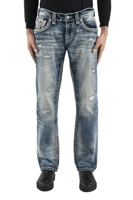 Rock Revival Men's Esteban Straight Denim Jeans