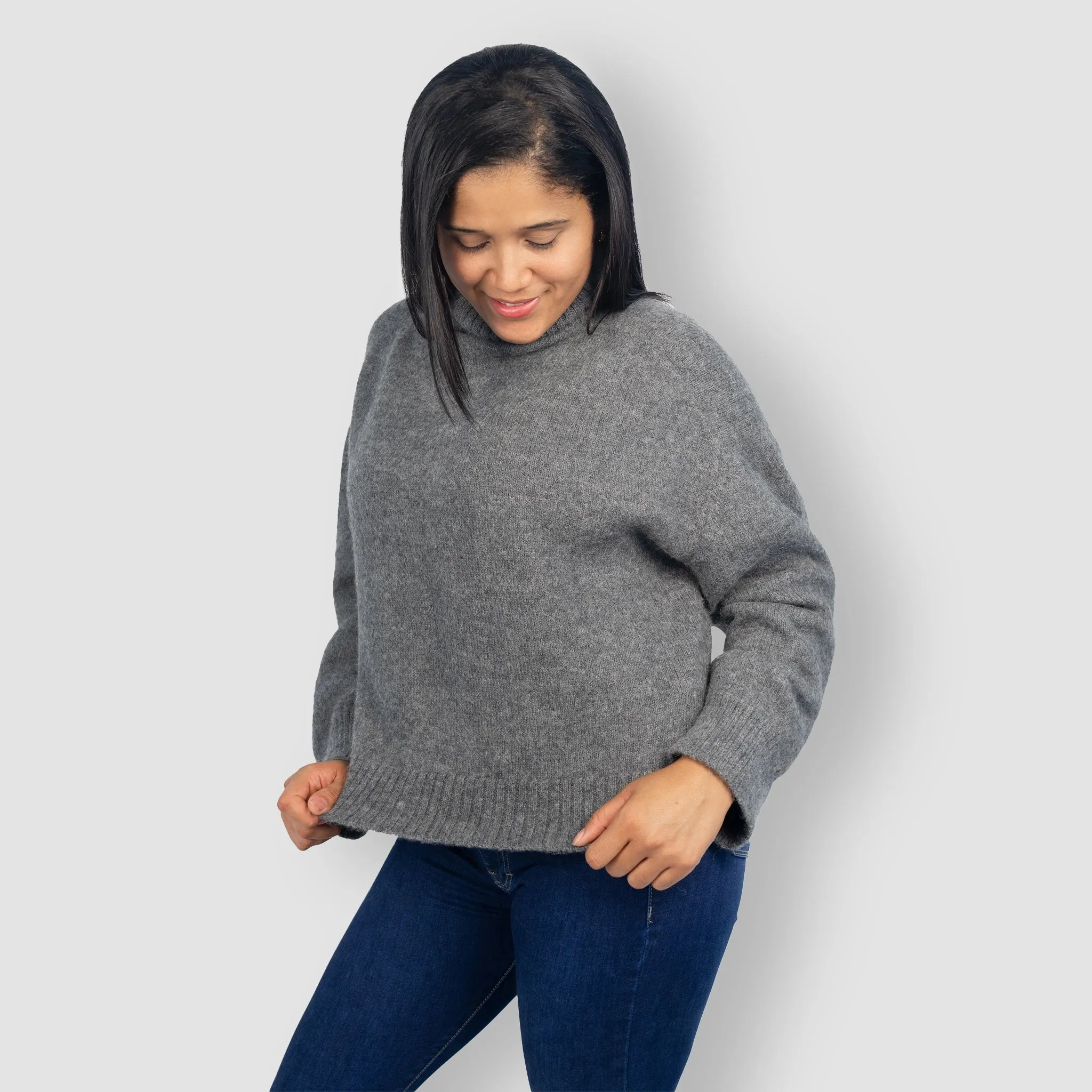 Women's Alpaca Wool Turtleneck Sweater