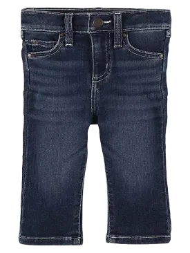 Wrangler Toddler Boy's Stitched Pocket Bootcut In Denim Jeans